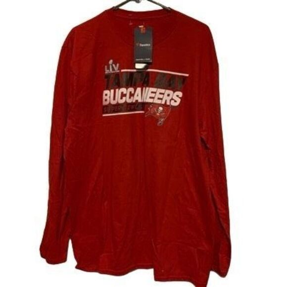 Tampa Bay Buccaneers Super Bowl Size XL Long Sleeved T-Shirt *New* - Picture 1 of 6